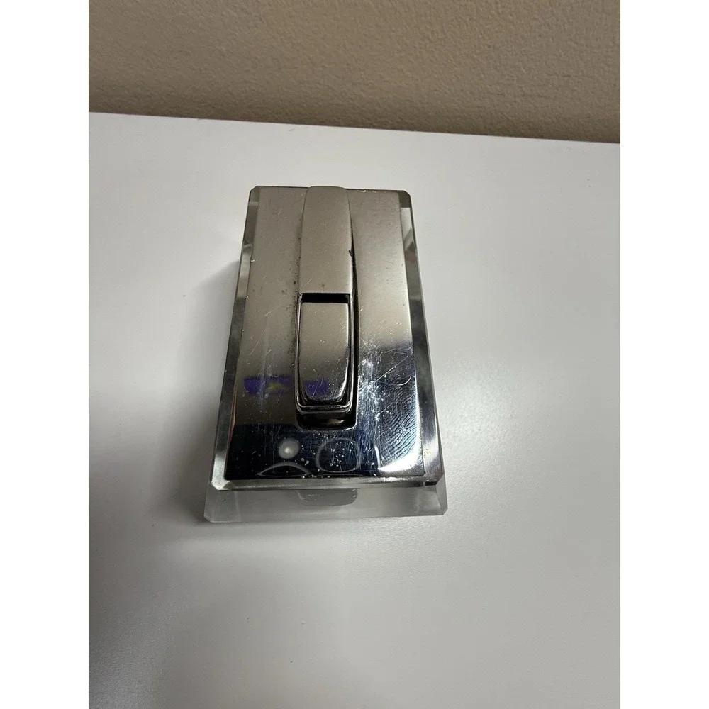 Vintage Evans Table Lighter in a Glass Casing